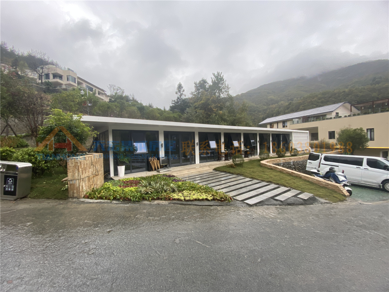 高端模块化餐厅 陕西安康南江湖风景区巴山硒院集装箱餐厅建筑